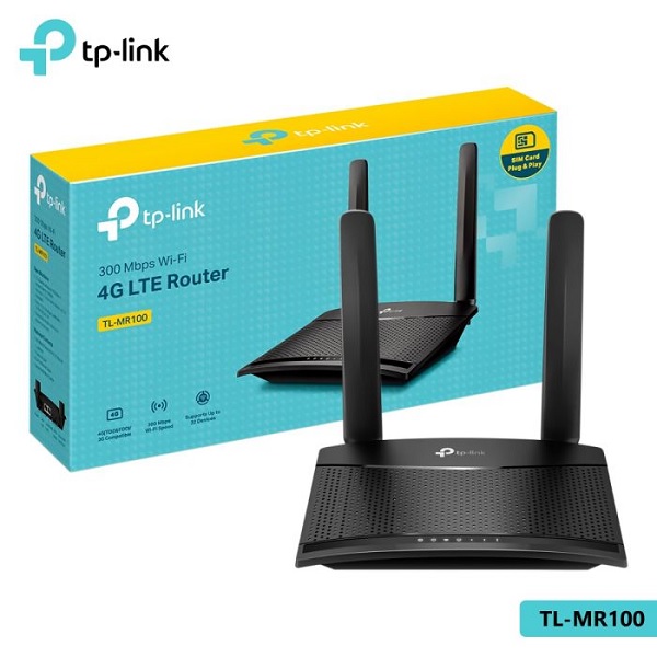 Router Wireless 4G LTE con 2 Antenne